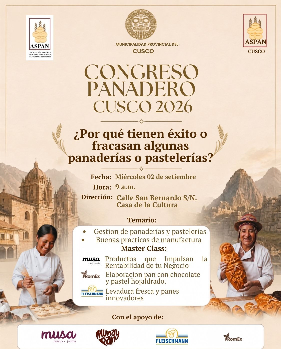 Congreso Panadero - Cusco 2026